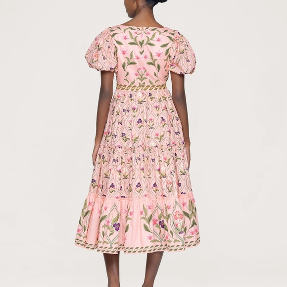 Big Sale! AGUA BY AGUA BENDITA Alga Pacifico Midi Dress - Picture 2 of 12